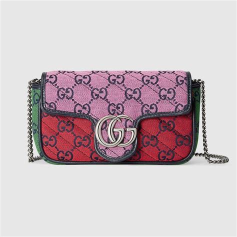 gg marmont super mini bag multicolor